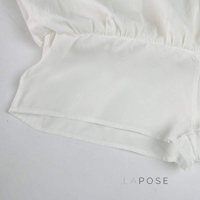 Jenesis Lace Bow Mini Skirt