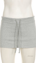 Jenna Knit Lace-Up Mini Skirt [M54PLMQD]