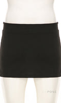 Jenna Knit Lace-Up Mini Skirt [X0V6QJ3O]