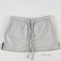 Jenna Knit Lace-Up Mini Skirt [71IP5T8F]