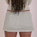 Jenna Knit Lace-Up Mini Skirt [F21BE4XM]
