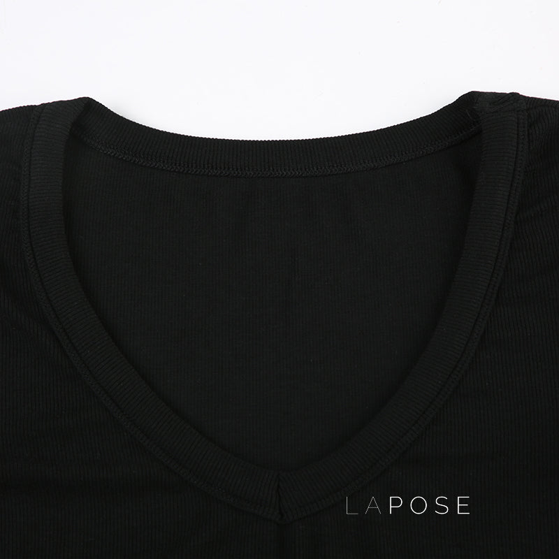 Jennie V-Neck Crop Top [XD5YL5U6]