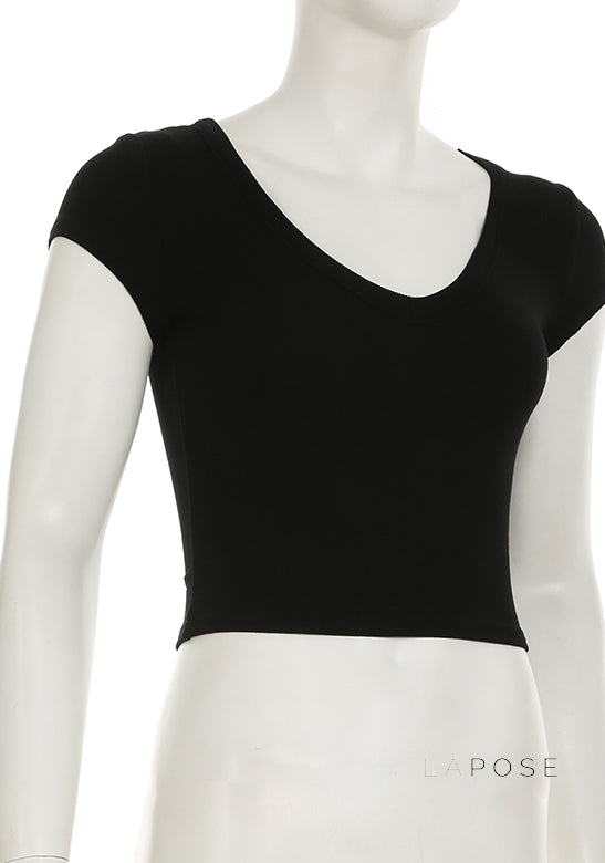 Jennie V-Neck Crop Top [S4YTEIP7]