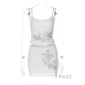 Jensen Rhinestone Mini Skirt Set [0HHAO3PX]