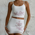 Jensen Rhinestone Mini Skirt Set [PSMBF5FO]