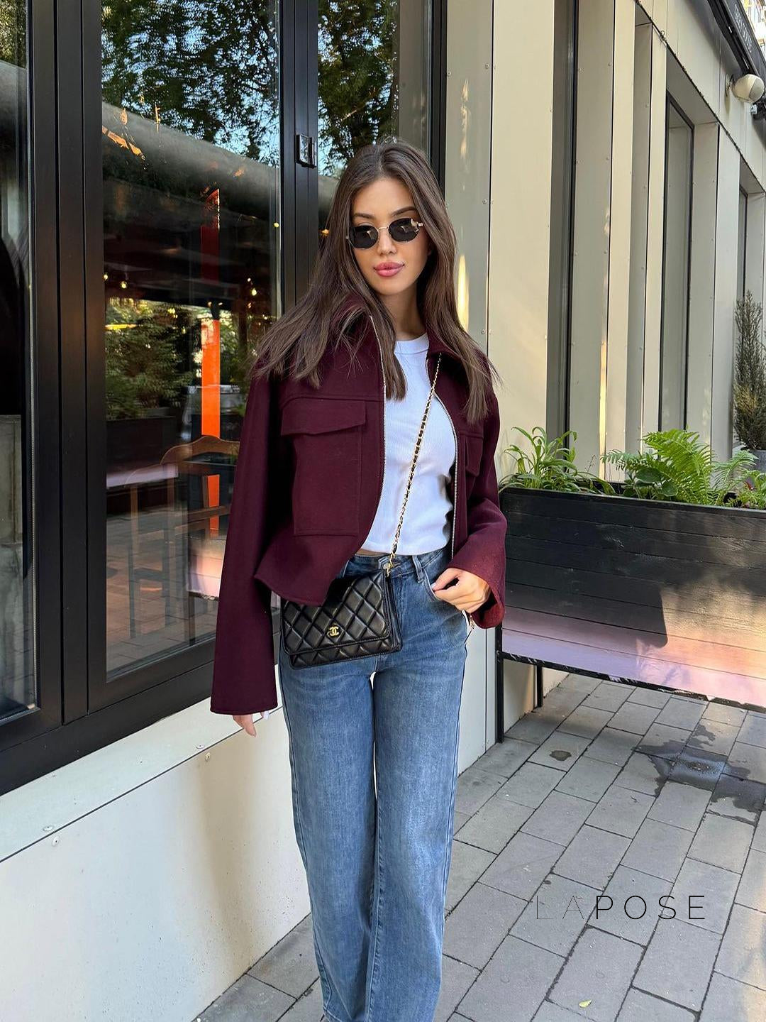 Jesse Wool Zip Jacket [IZZHBXCE]
