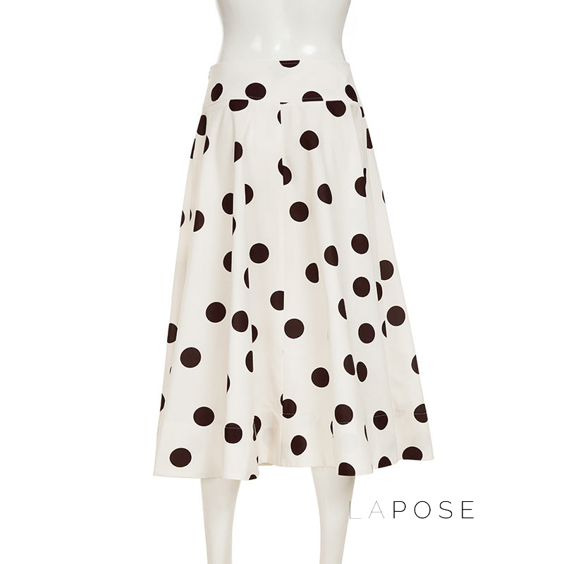 Jett Polka Dot Midi Skirt [24T65K9J]