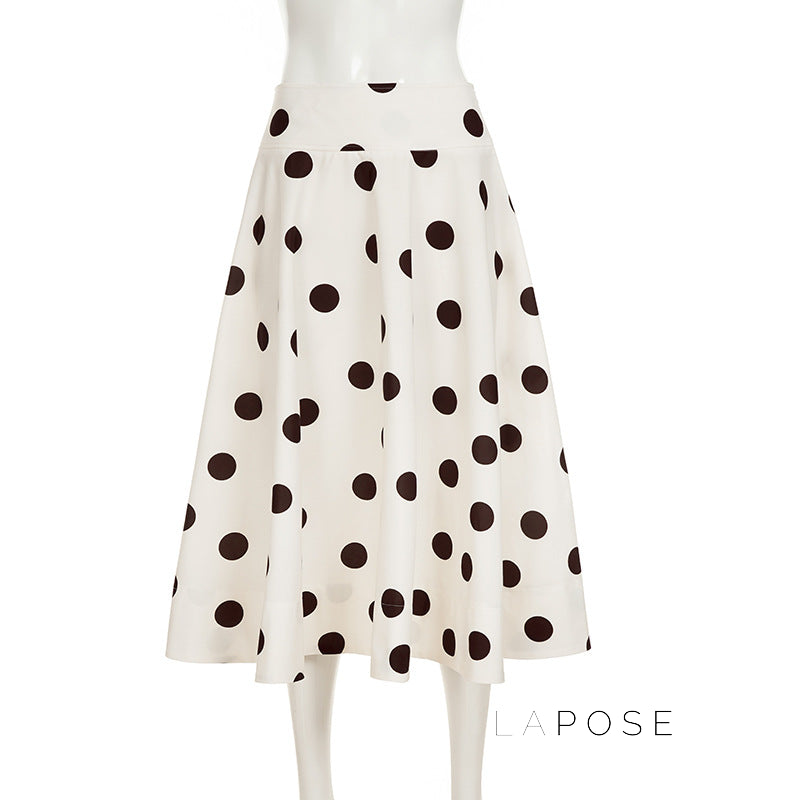 Jett Polka Dot Midi Skirt [2H6UW5MZ]