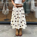 Jett Polka Dot Midi Skirt [7X475AYA]