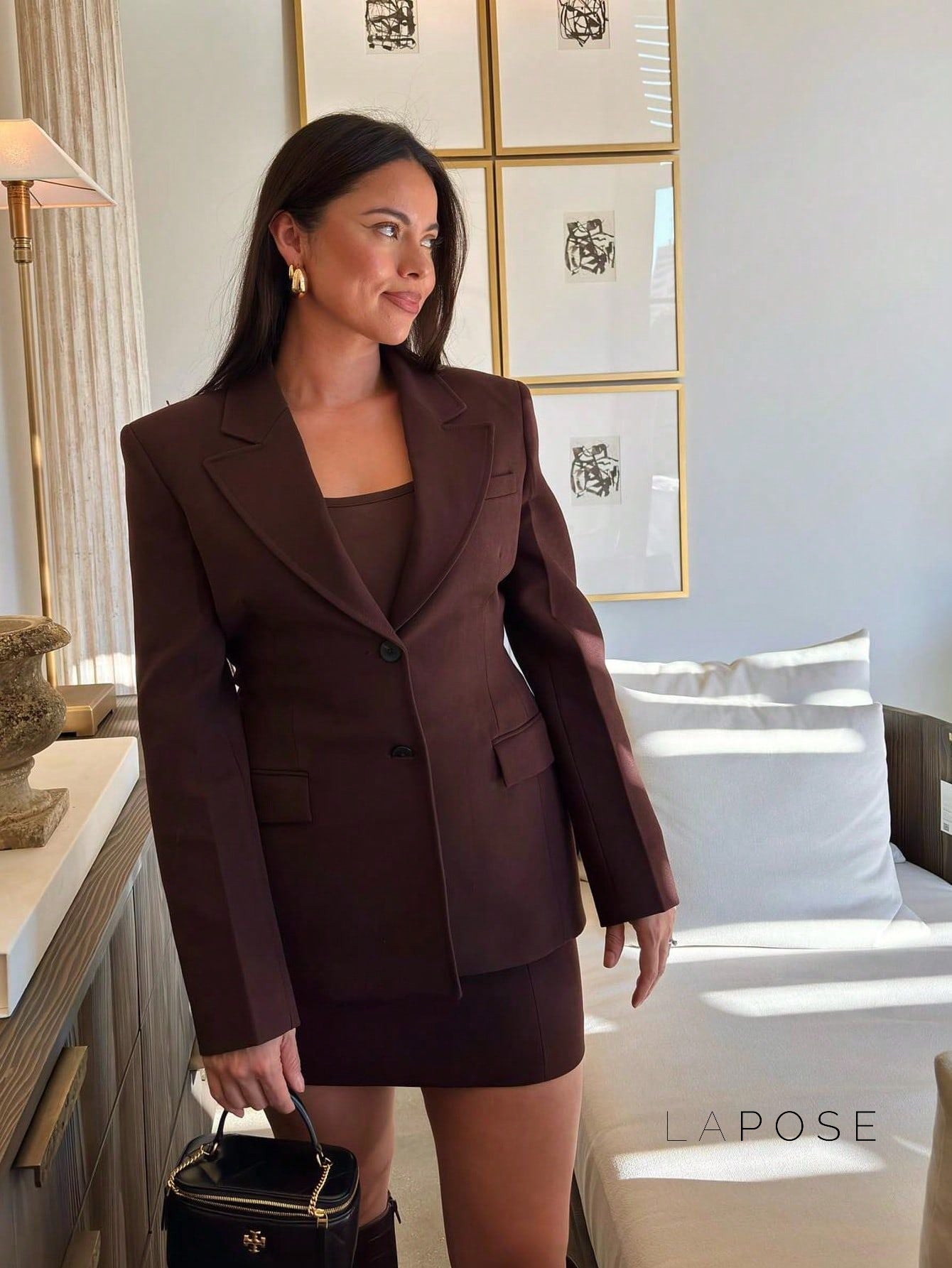Jhene Waist-Cinching Blazer [D6VEB9AF]