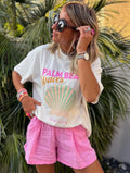 Jocelynn Oversized Shell Graphic T-Shirt