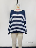 Johannah Striped Knit Sweater [COJVLQM1]