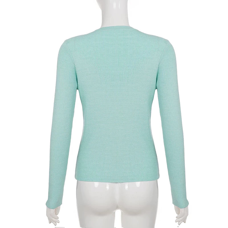 LaPose - Jolena Ribbed Long Sleeve Cardigan
