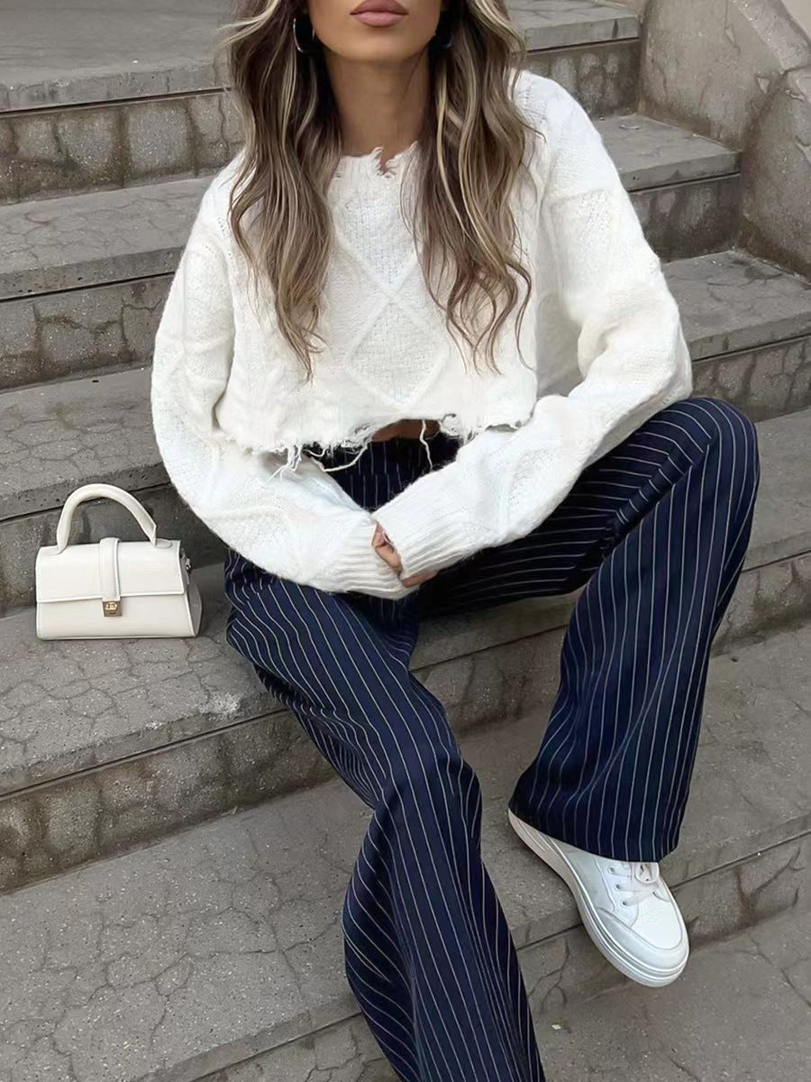 Joni Striped Wide-Leg Pants [H4VEBUMB]