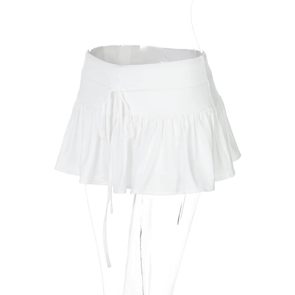LaPose - Jordynn Lace Trim Mini Skirt Set
