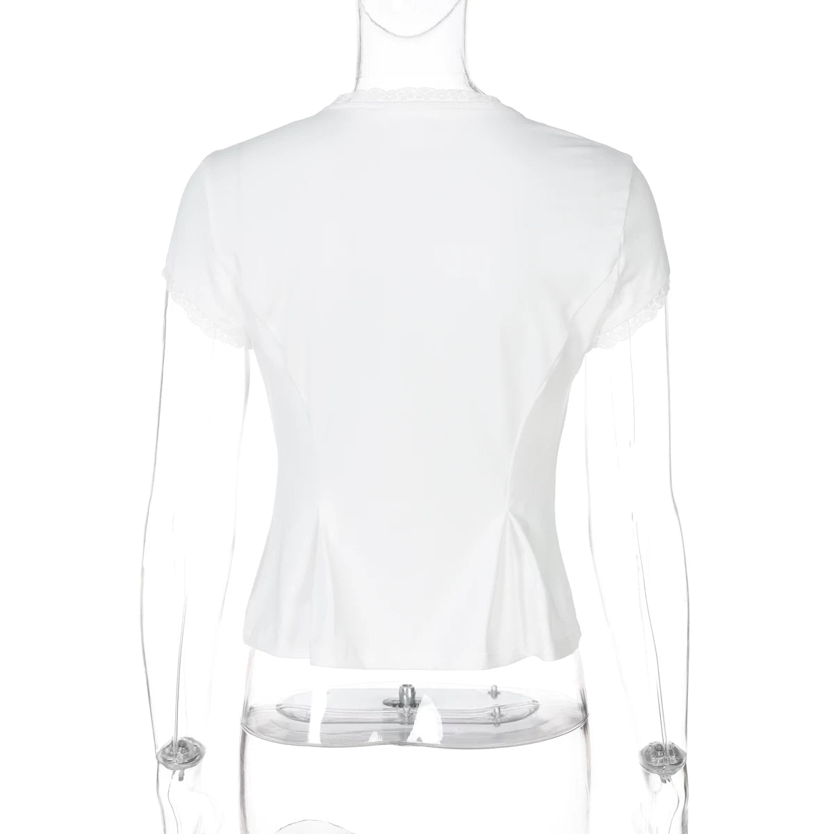 LaPose - Jordynn Lace Trim Mini Skirt Set