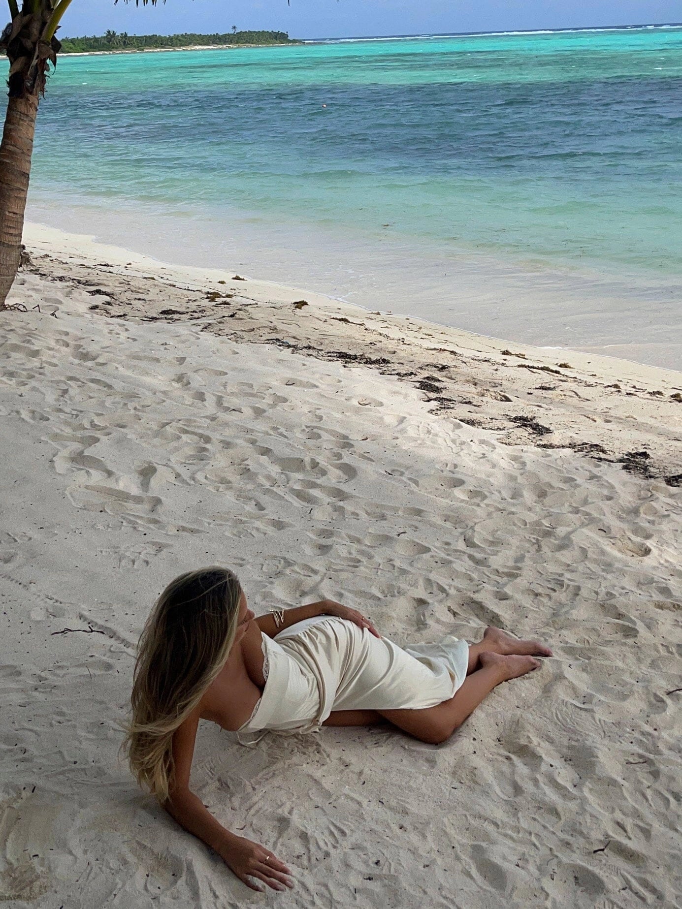 LaPose Joslynn Lace Corset Maxi Dress