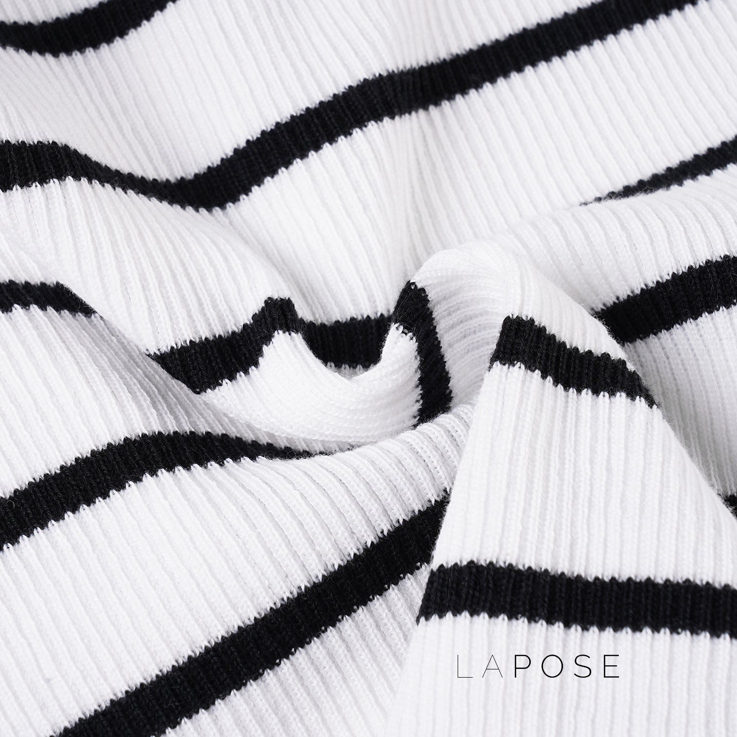 Joyanna Striped Cropped Knit Cardigan [P7NKE061]