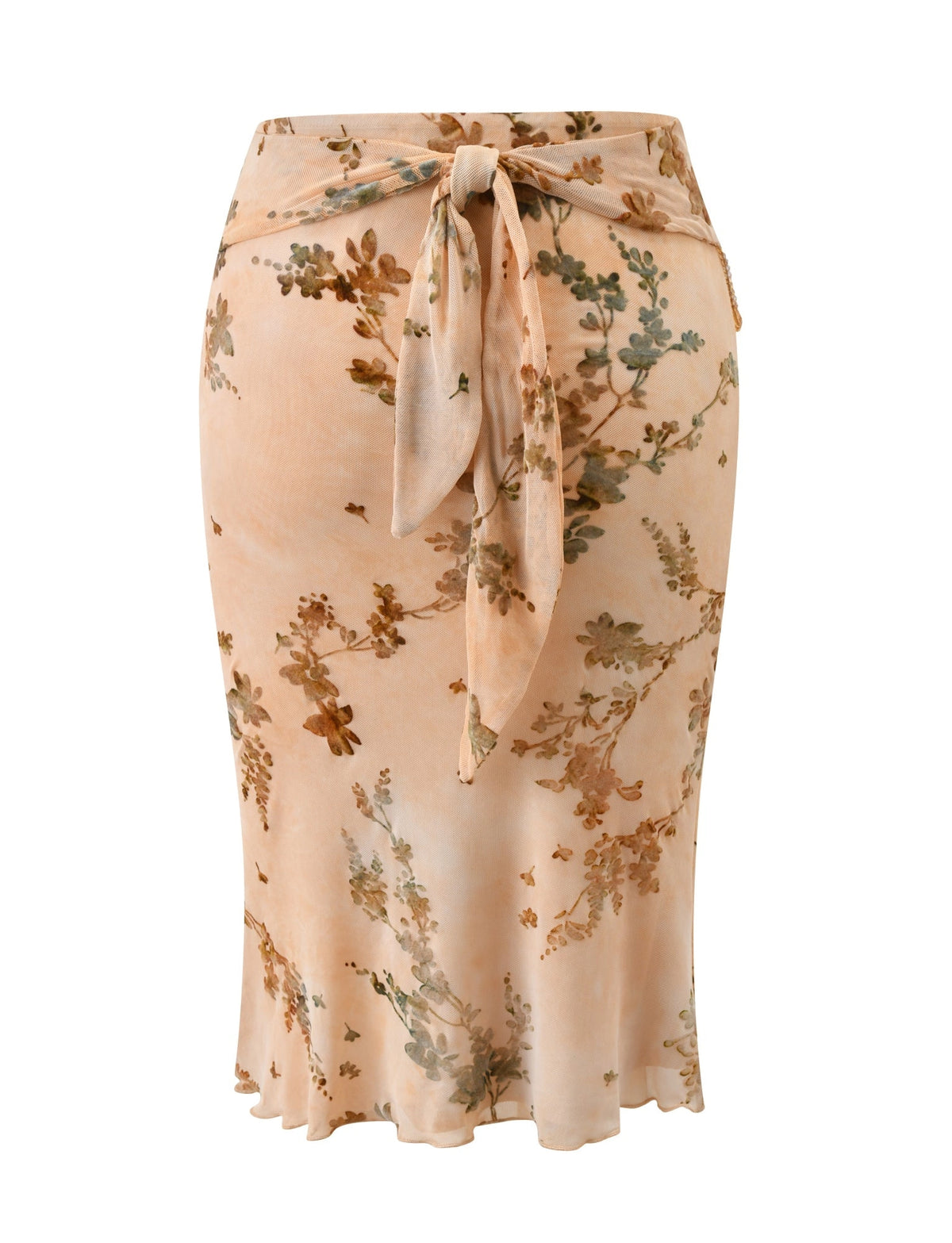 LaPose Joycelyn Burnout Fringe Midi