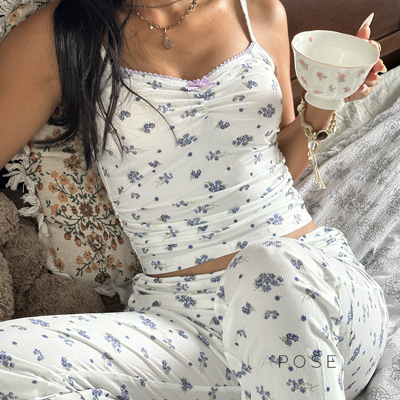 Julietta Floral Lounge Short Set [GHHBPT3D]