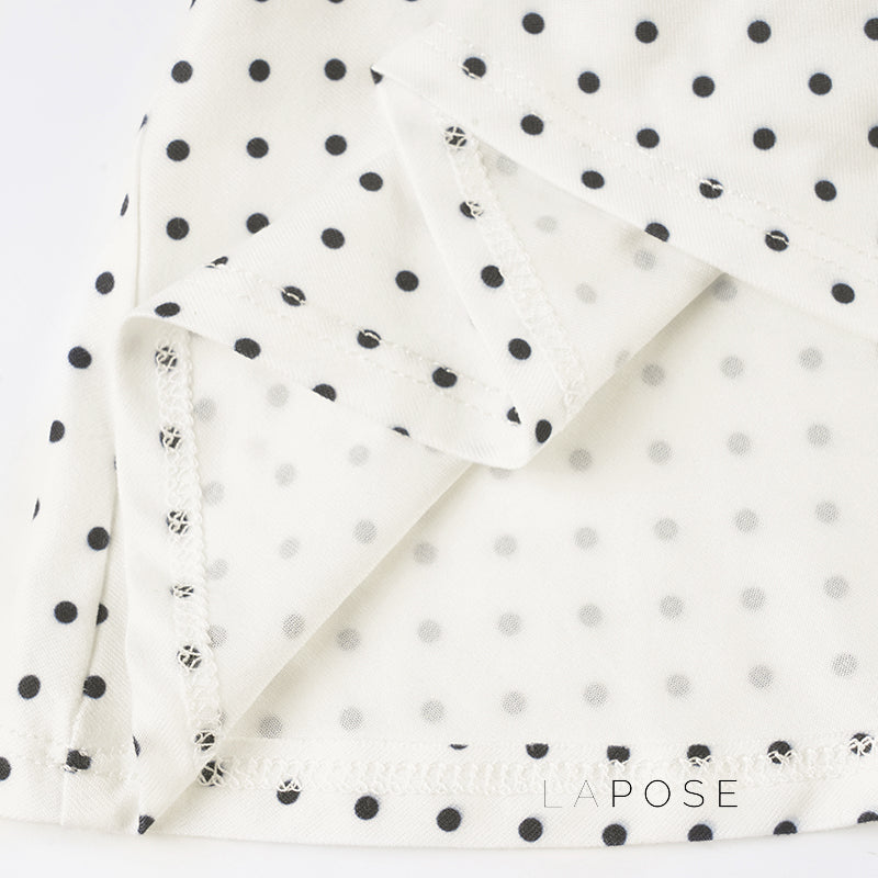Jumana Polka Dot Smocked Mini Dress [06A9D41H]