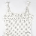Jumana Polka Dot Smocked Mini Dress [FC27Z576]