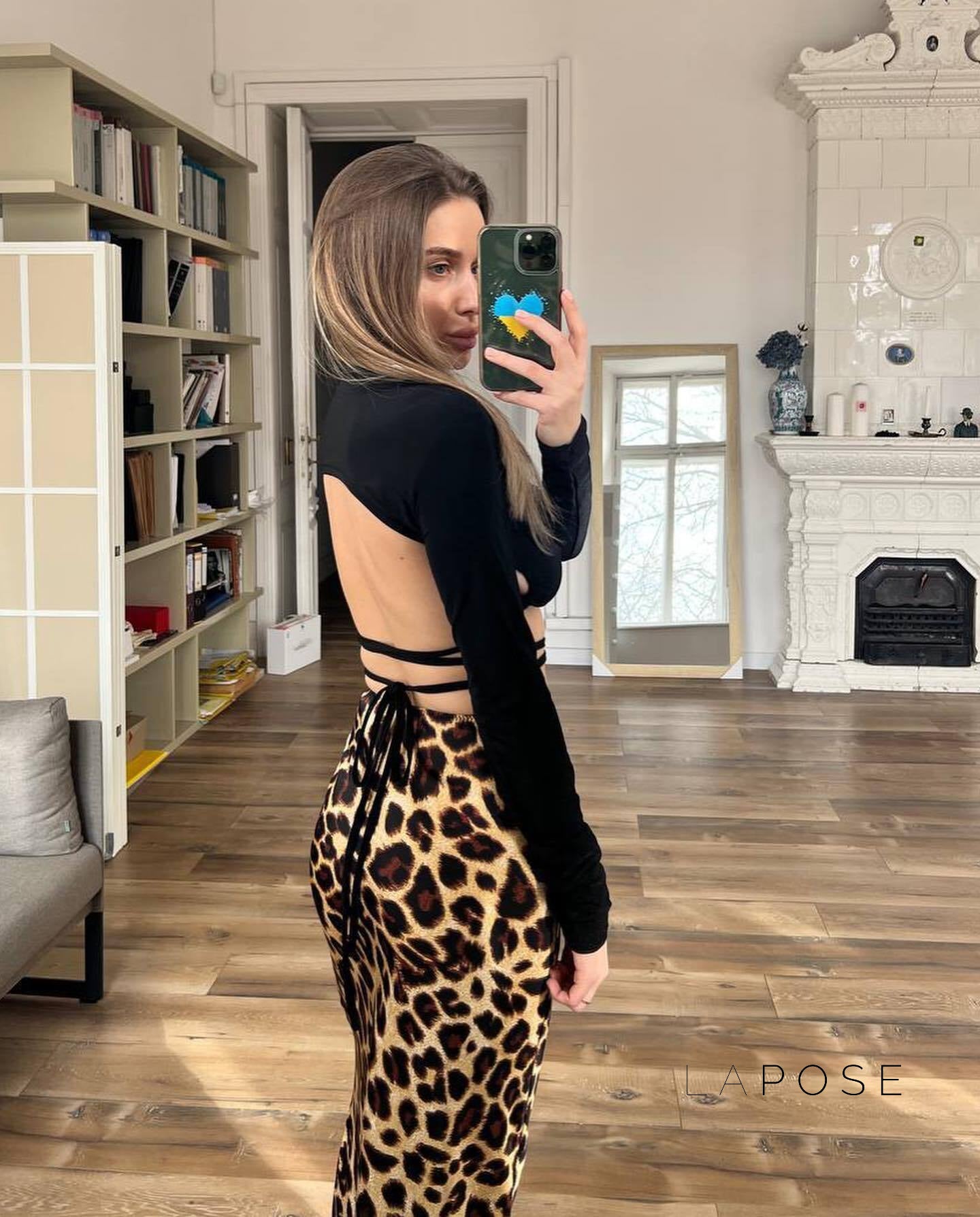 Kailea Leopard Maxi Skirt [2ZV4945H]