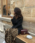 Kailea Leopard Maxi Skirt [KLCIQ30J]