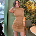 Kailey High Neck Bodycon Dress [J6JNDJTF]