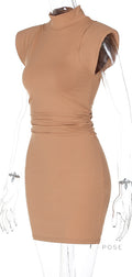 Kailey High Neck Bodycon Dress [HJC17PPJ]