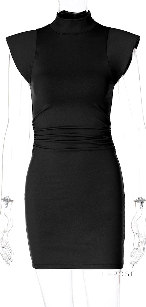 Kailey High Neck Bodycon Dress [QY4YDOX8]
