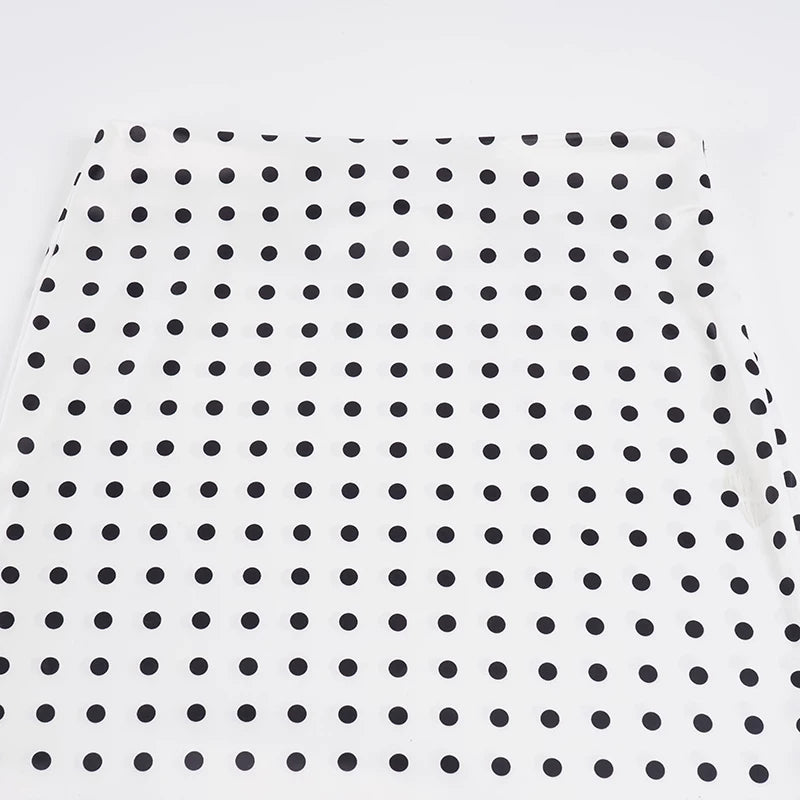 LaPose - Kaislee Polka Dot Lace Midi Skirt