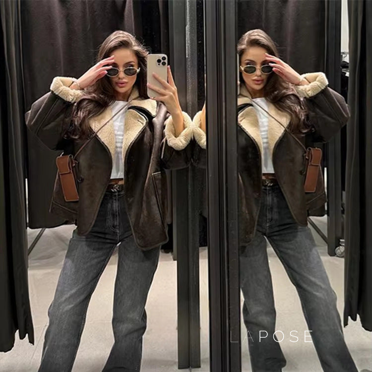 Kaiulani Faux Fur Zip Jacket [F90VIVZ3]