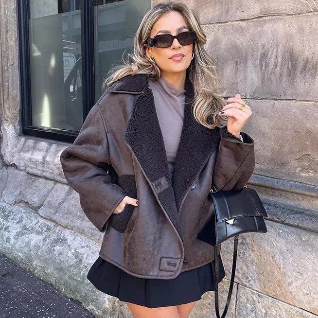 Kaiulani Faux Fur Zip Jacket [H2673U97]