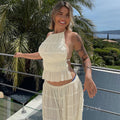 Kaiyah Backless Halter Top