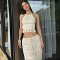 Kaiyah Backless Halter Top