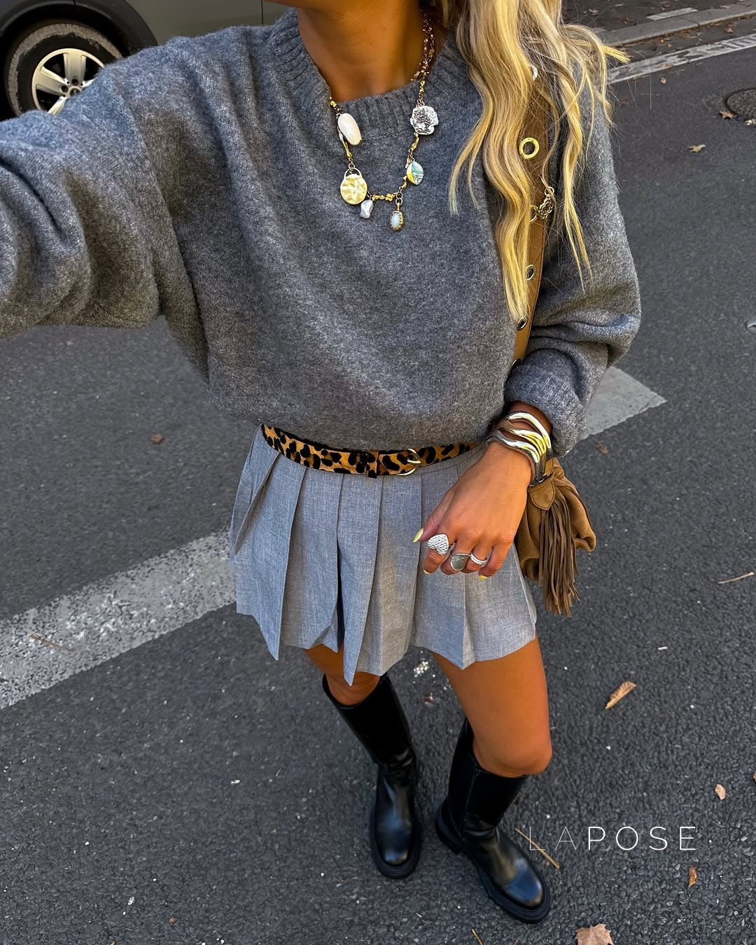 Kalie Relaxed Knit Sweater [6ATHRQDP]