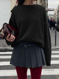 Kalie Relaxed Knit Sweater [CFUXQ4GN]