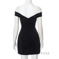 Kalilah Halter Contrast Mini Dress [VUCLCUYK]