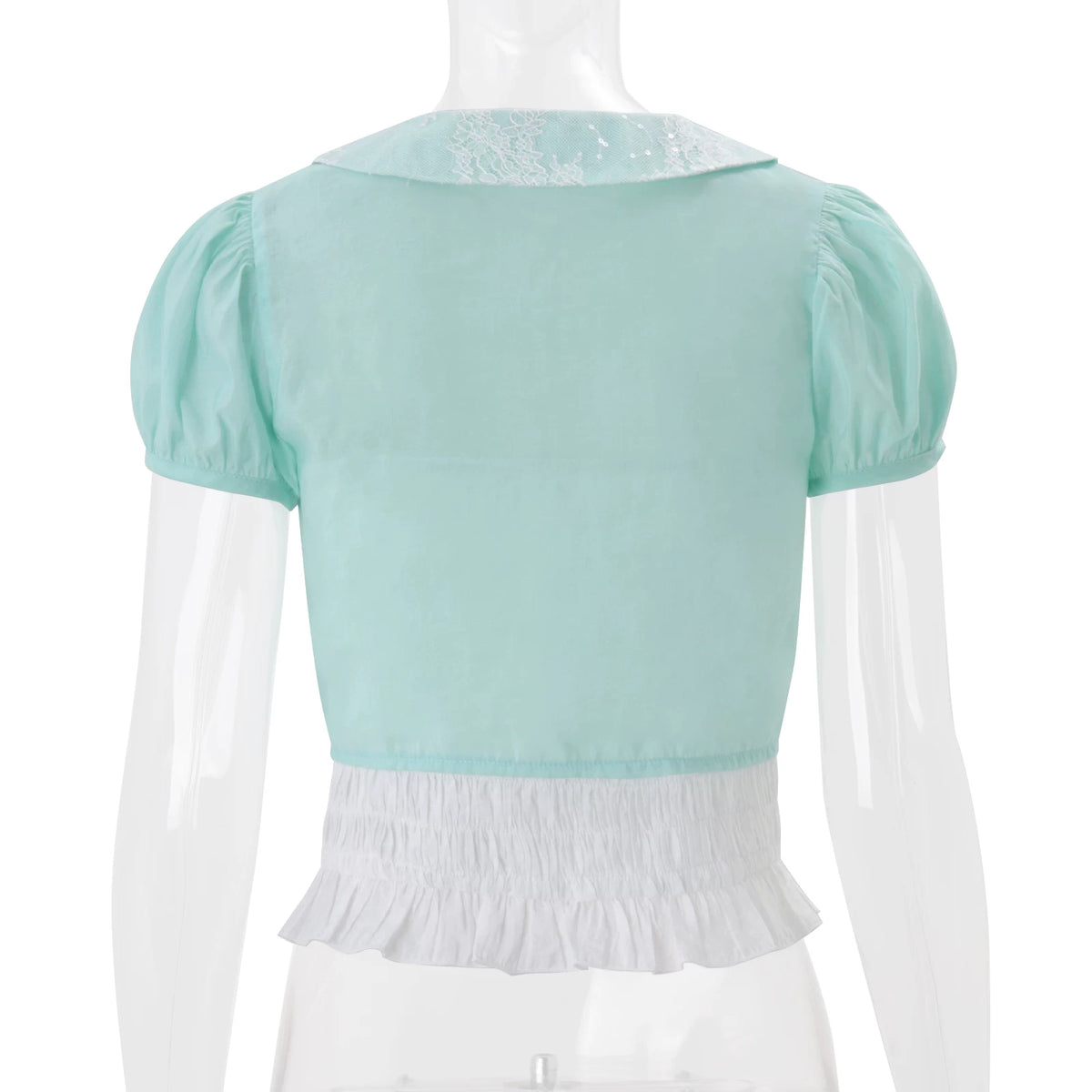 LaPose - Kamara Puff Sleeve Shirt Set