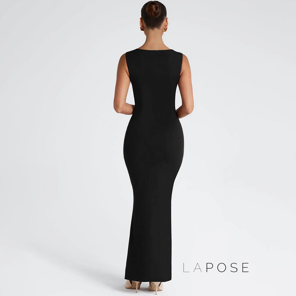 Kambria Square Neck Maxi Dress [EY5MPGDO]