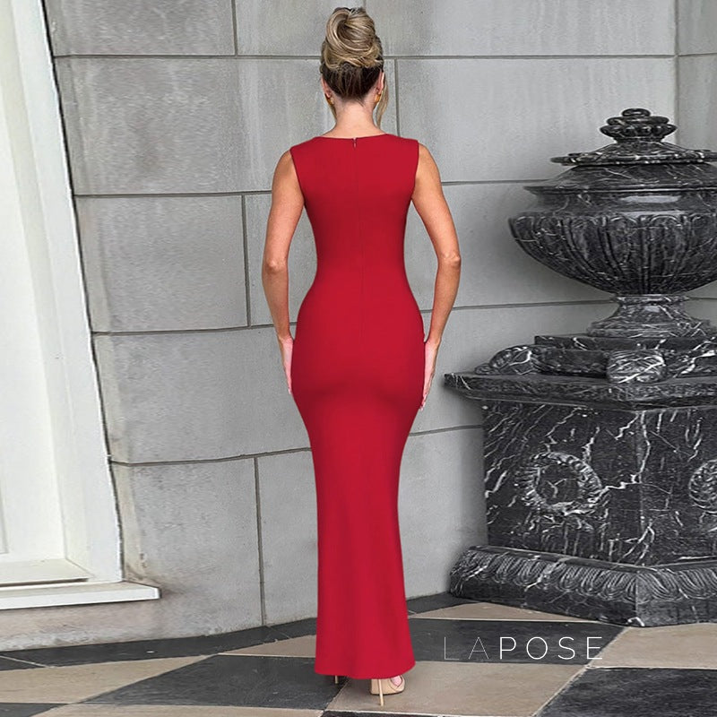 Kambria Square Neck Maxi Dress [000P9ZUV]