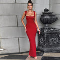 Kambria Square Neck Maxi Dress [D82MNZ3Y]