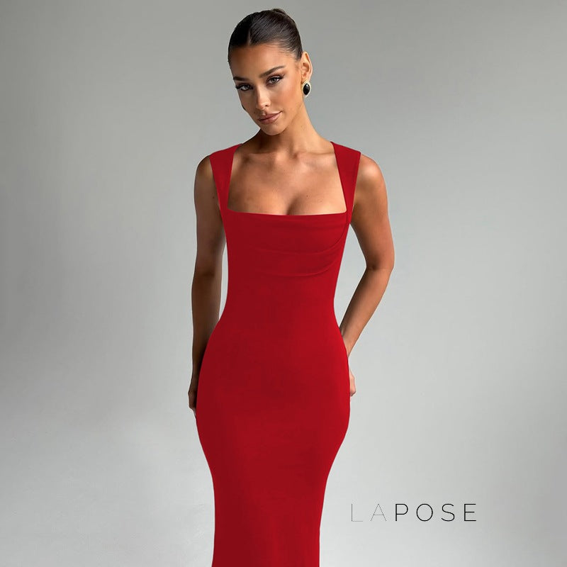 Kambria Square Neck Maxi Dress [YCWVWBKH]