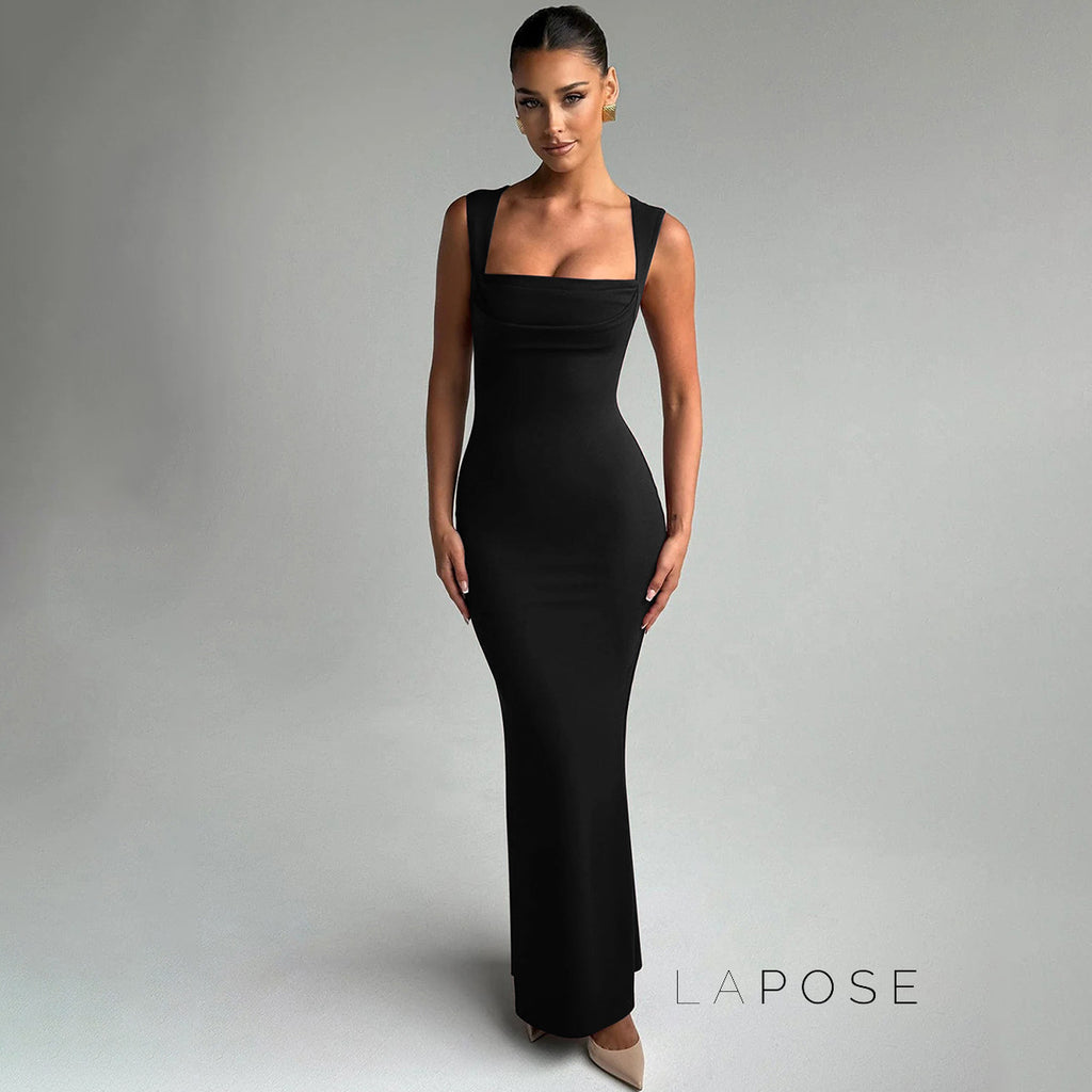 Kambria Square Neck Maxi Dress [5JNV1BPU]