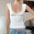 Kamea U-Neck Backless Top