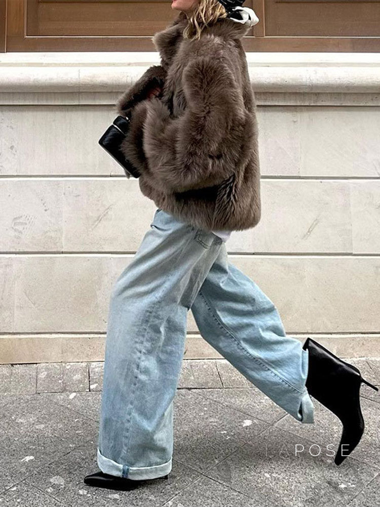 Kamiya Faux Fur Coat [9WRQ2GOB]