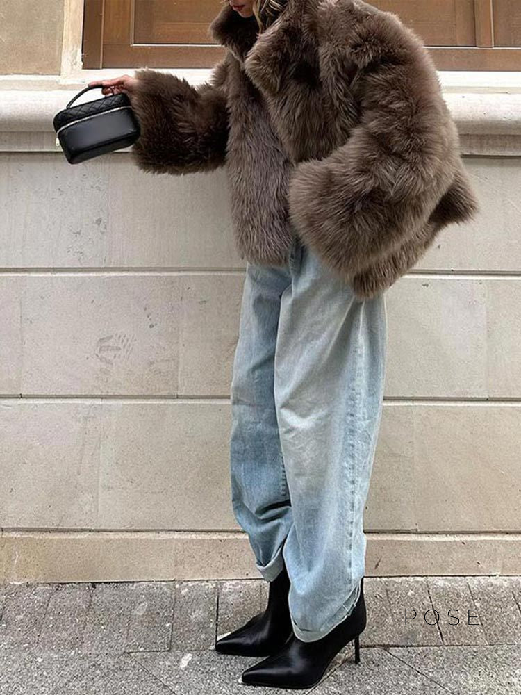 Kamiya Faux Fur Coat [KWCCGQIT]