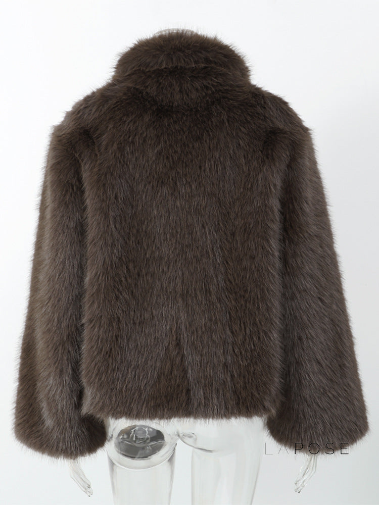 Kamiya Faux Fur Coat [V3FYECWG]