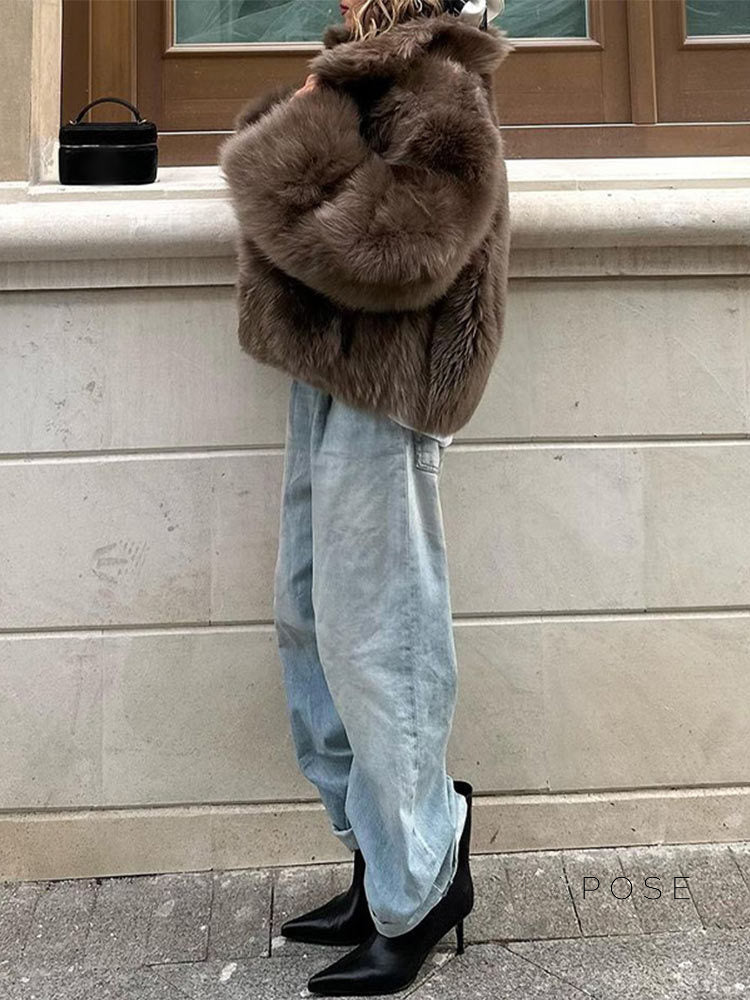 Kamiya Faux Fur Coat [7GPCTAHH]